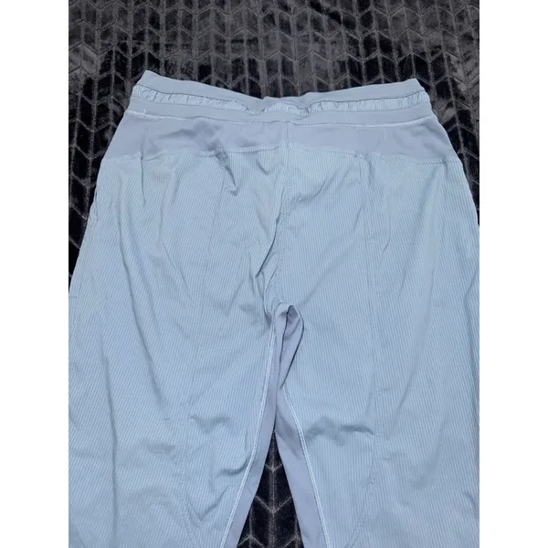lululemon Women Blue Dance Studio Crop Pants Mid Rise Size 12 - Image 5