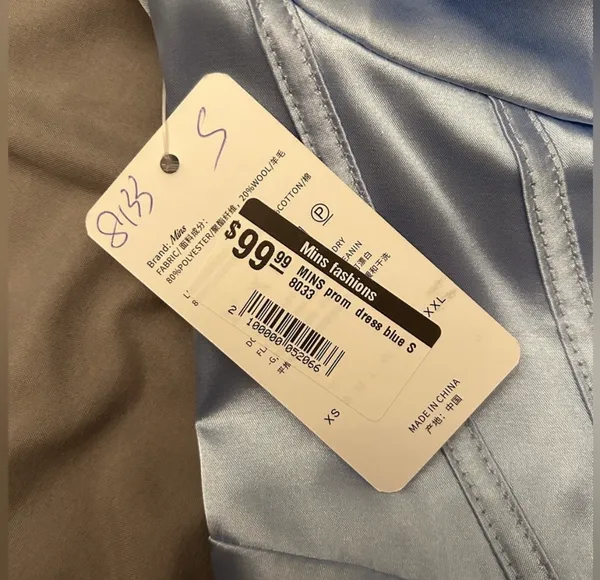 Baby Blue brand new Prom Dress - Image 4