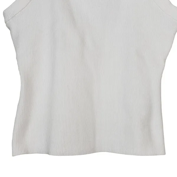 Pistola Womens L Nella Cashmere Blend Cutout Tank in White NEW - Image 7