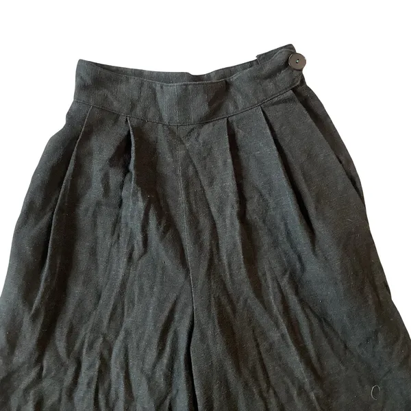 Vintage Wide Pants Black Size XS - Image 3