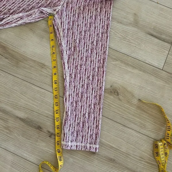 NWT CRZ YOGA Isabella HR Crop Leggings Stripe Multi, Size 4/6 Small NWT - Image 8