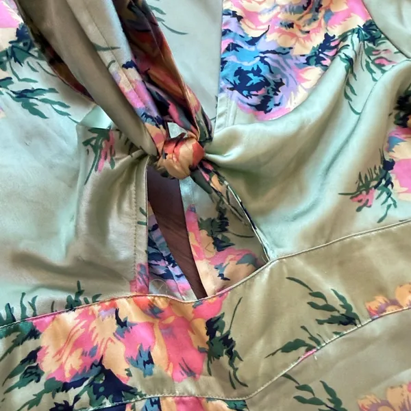 ASOS Green Floral Dress US 6 C27-058 - Image 5