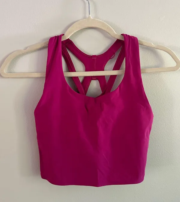 Lululemon Stash It Bra *Medium Support, B/C Cup Ripened Raspberry - Image 6