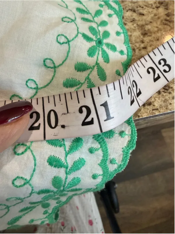 Women's J.Crew Striped Ruffle Sleeve Peplum Blouse White Green Size S - Image 5