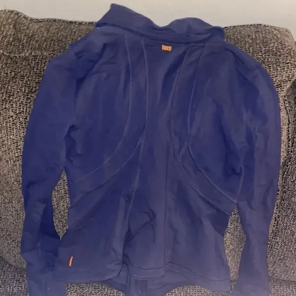 ✨Lucy Asymmetrical Zip Button Closure Yoga Jacket✨ Blue Size XS - Image 13