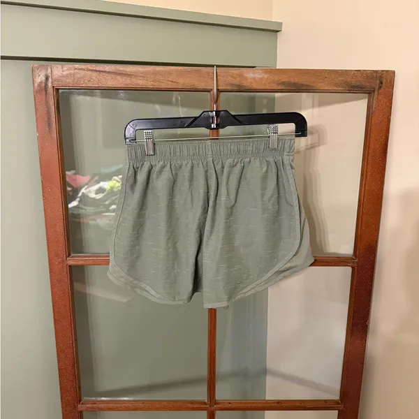 Nike Dri-FIT Sage Green Performance Tempo Running Lined Athletic Shorts Small - Image 3