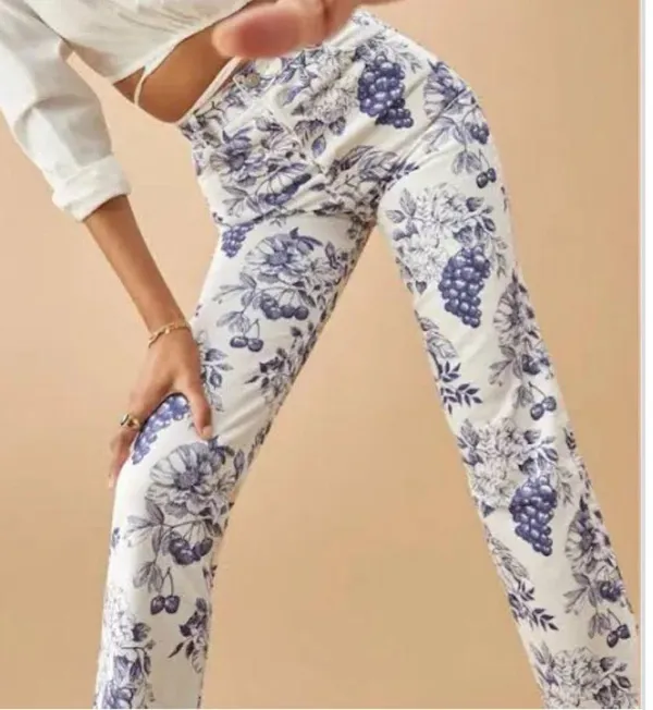Reformation Cynthia High Rise Straight Leg Jeans - Image 2