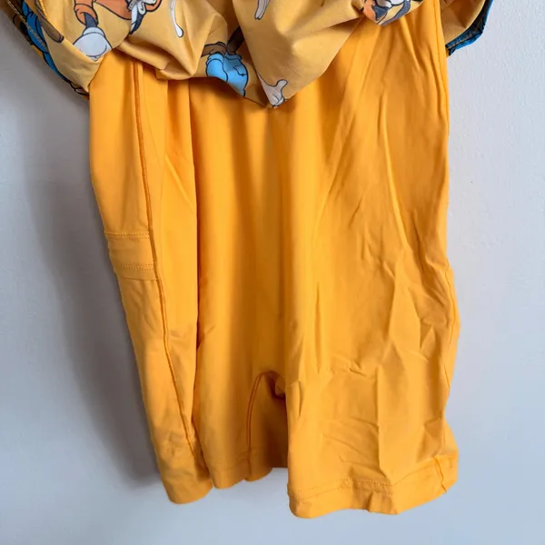 Outdoor Voices Disney Mickey & Co Goofy Exercise Dress Yellow Small Mini Pocket - Image 5