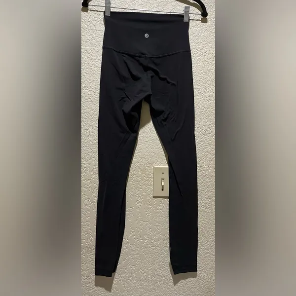 Lululemon Align High Rise Black Leggings Size 4 - Image 6