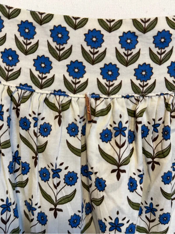 Misa Los Angeles Georgia Mini Dress Floral Print Ruffle Hem xs oversized NWOT - Image 10