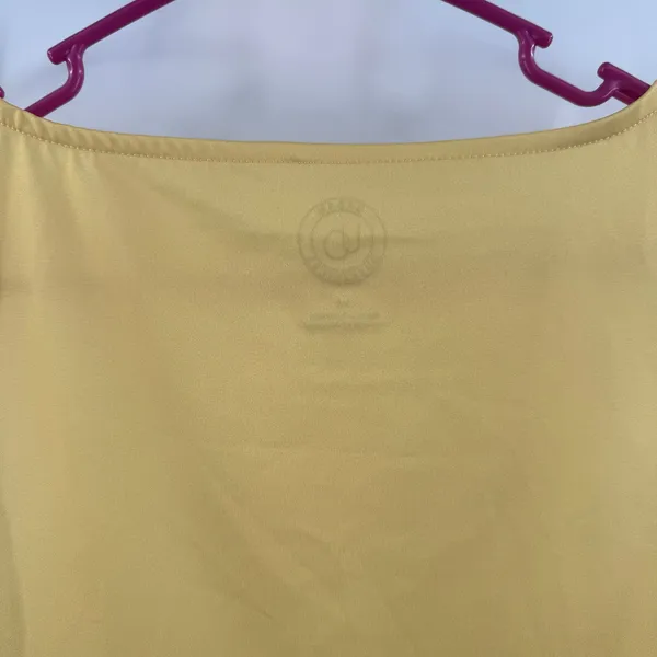 Urban Outfitters Tank SZ Small NEW Mercedes Daisy Graphic BoatNeck Yellow Y2K - Image 6