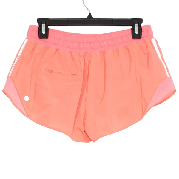Lululemon Shorts Hotty Hot Running Athletic Activewear Gym Neon Flash‎ Light 10 - Image 2
