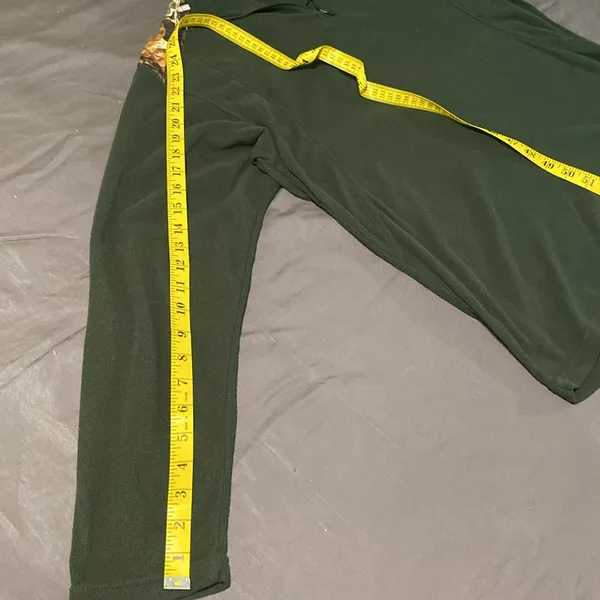 Habit green/camo 1/4 zip pull over fleece long sleeve size Medium - Image 6