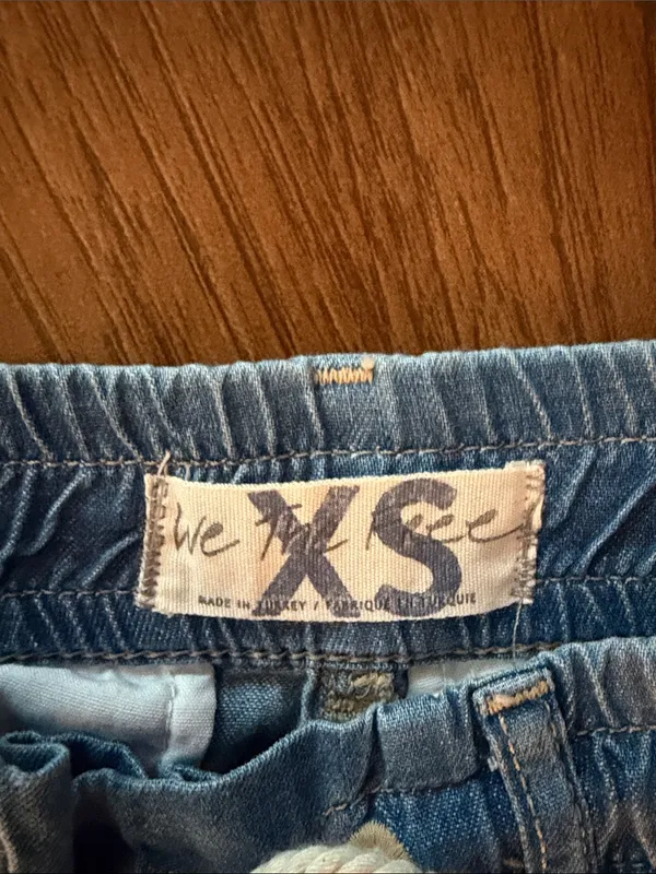 Free People Drawstring Waist Jeans- size XS - Image 2