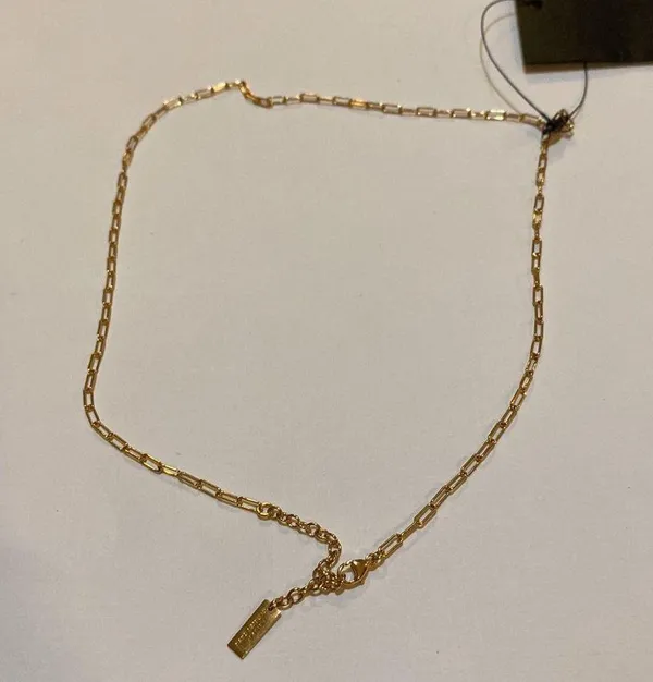 Saint Laurent Chain Vierk Necklace - Image 3