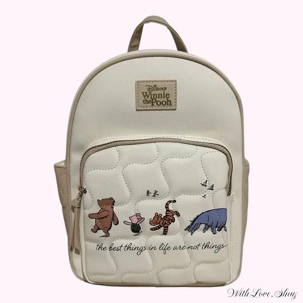 NWT Primark Cream Winnie the Pooh Character Backpack - Image 2