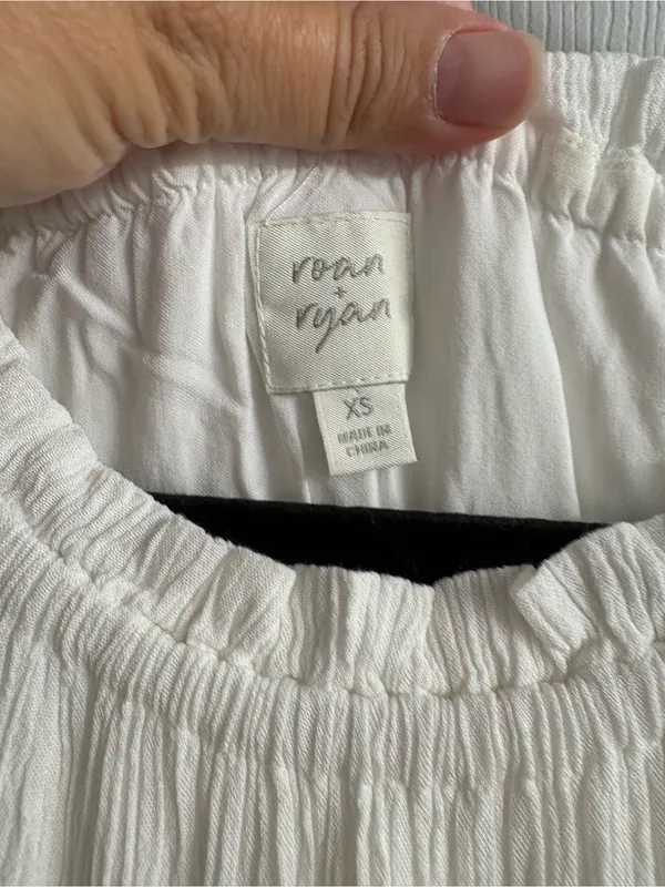 Roan + Ryan White Evereve Bella Sleeveless Flowy Midi Dress Size XS - Image 4