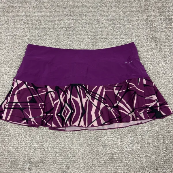 Nike Court Skirt Womens Large Purple Tennis Pickleball Mini Skort Lined Golf - Image 7