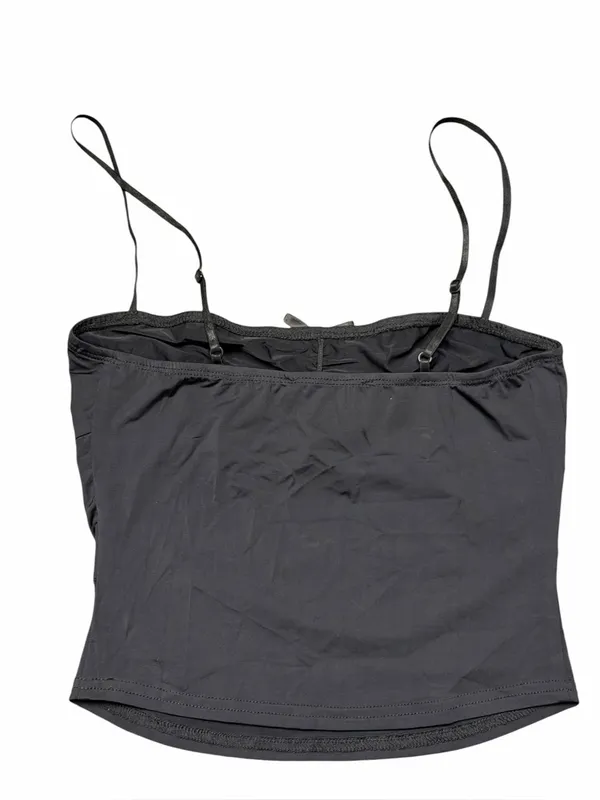 Princess Polly Black Vihaan Crop Top Size 2 Bow Detail Sweetheart Neckline NWT - Image 10