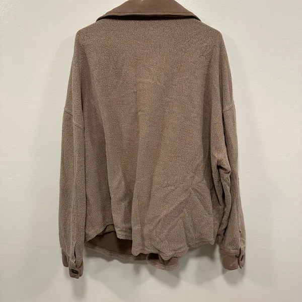 PacSun button up shirt jacket! Super soft casual sweatshirt coat size M/L! - Image 4