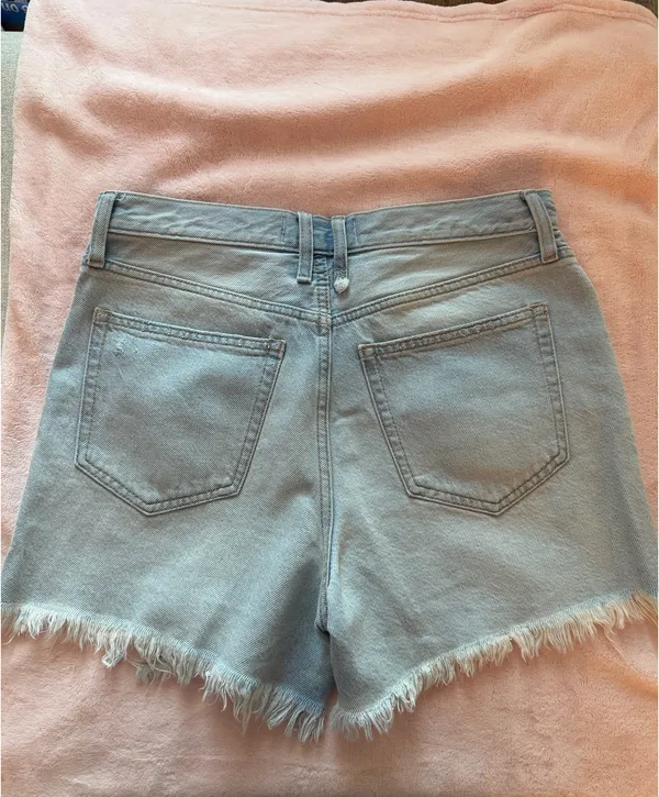 Free People Jean Shorts Distressed - Image 2