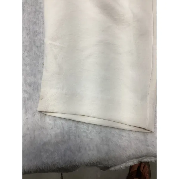 A New Day Womens XL High-Rise Pleated Tapered Ankle Pants Cream‎ White 018102752 - Image 7