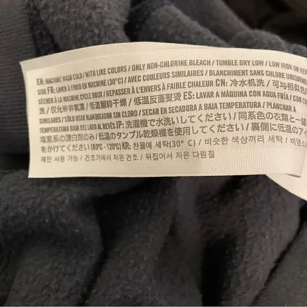 Abercrombie & Fitch navy spellout drawstring joggers S‎ - Image 6