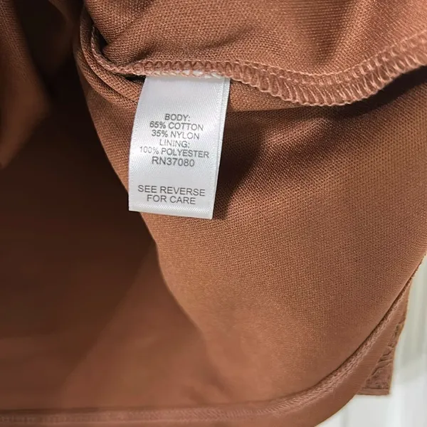 EST 1946 Brown Top/Blouse(Size XL) Brown - Image 4