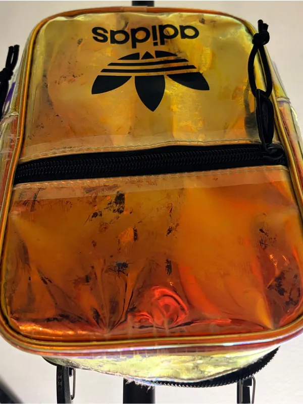 Adidas Iridescent Yellow Mini Crossbody Bag - Image 2