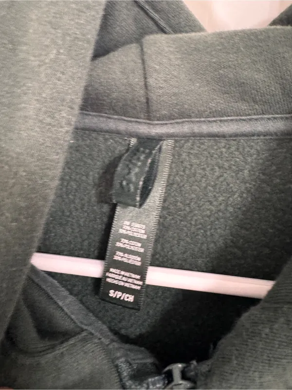 SKIMS Dark Olive Full-Zip Hooded Utility Jacket - Image 2
