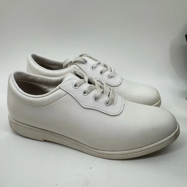 Dinkles White Marching Band Shoes Unisex Mens 6.5 Womens 8.5 Style 6565 - Image 2