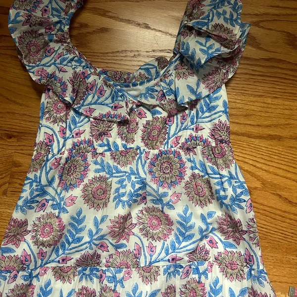 J crew maxi cotton block print dress - Image 6