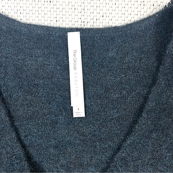 Babaton The Group Bandini Alpaca Wool Blend Wrap Sweater in Dark Green Small - Image 7