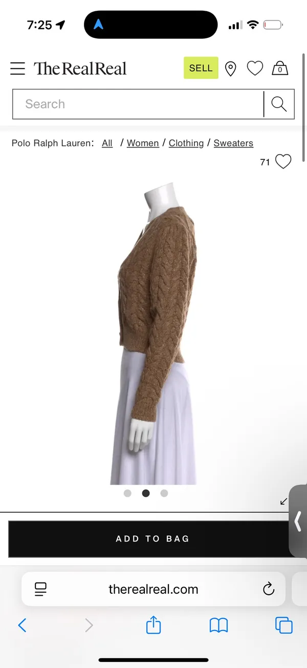 Polo Ralph Lauren Cardigan Wool Blend - Image 6