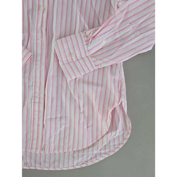 Copied - Zara Pink & White Striped Classic Button-Down Shirt Size XXL - Image 5