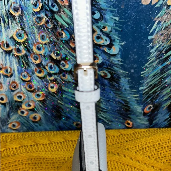 Kate Spade Leila Mini Periwinkle Pebbled Leather Crossbody Bag - Image 4