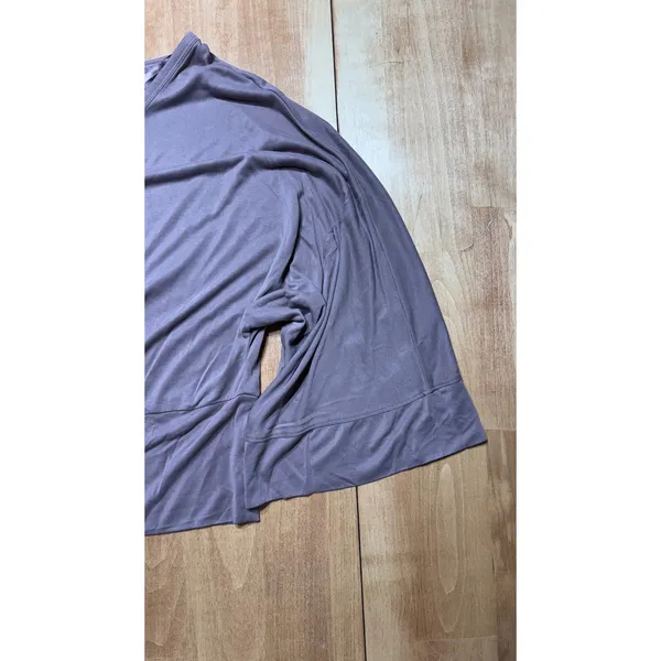 Delette by Anthropologie‎ Women Large DustyPurple Dolman Sleeve - Image 3