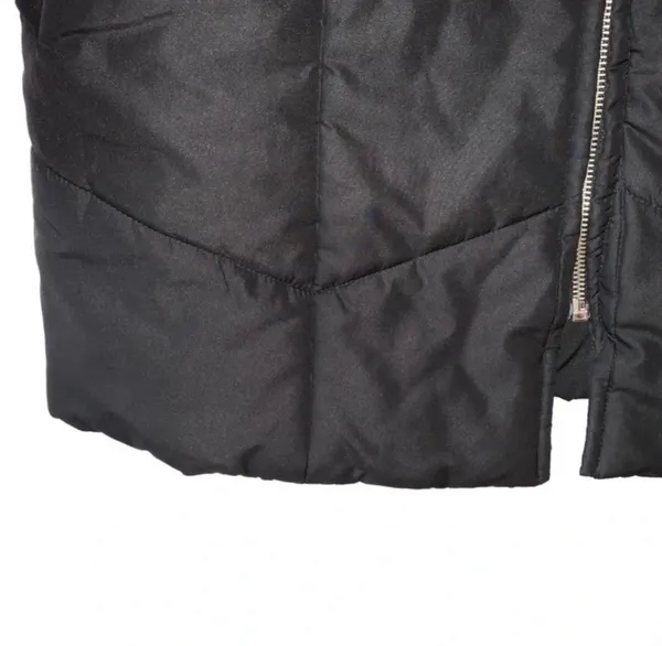 BCBGMAXAZRIA Black Down Filled Winter Coat Full Zip Puffer Jacket - Image 4