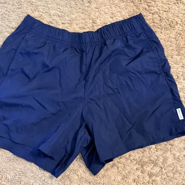 Offline by Aerie Navy Blue Pocket Athletic Shorts - Image 2