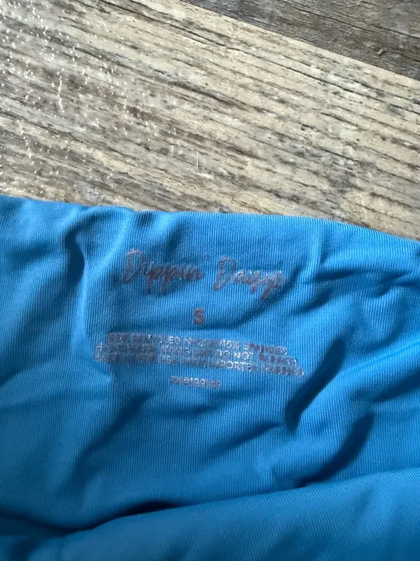 Dippin Daisy’s Blue Bandeau Bikini Top - Image 2