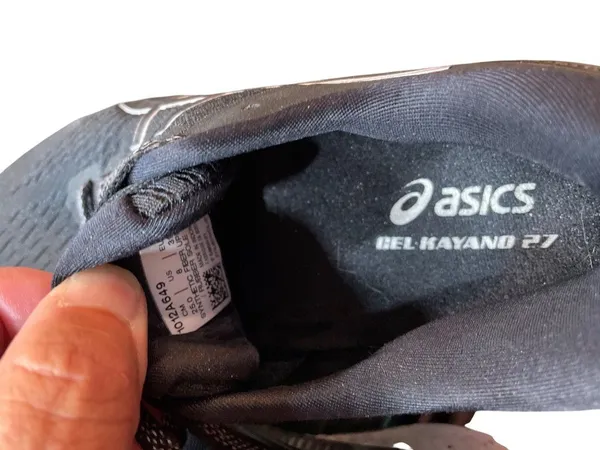 Asics Gel Kayano 27 wms black gray walking running sneakers sz 8 SKU 10-517 - Image 8