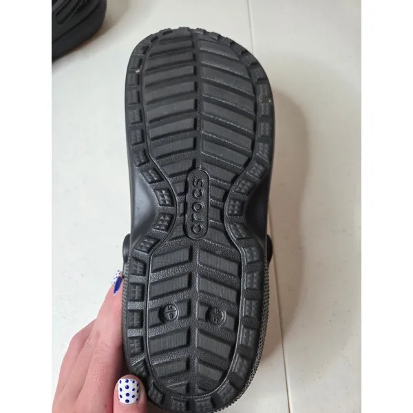 Crocs Dual Comfort Sherpa Mens 9 Womens 11 Lined Original Slip On Shoes - Image 3
