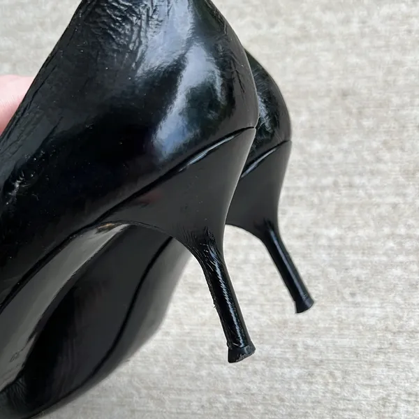 Pierre Hardy Black Rounded Toe Heels size 9 Classic Essential - Image 5