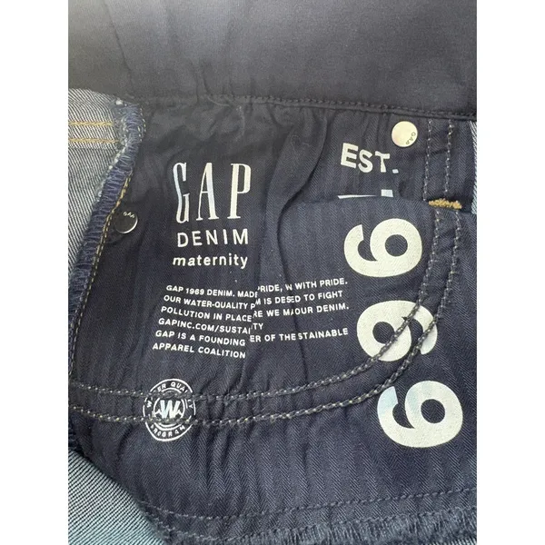 Gap Maternity 1969 Best Girlfriend Medium wash Jeans‎ straight leg Size 29 Short - Image 8