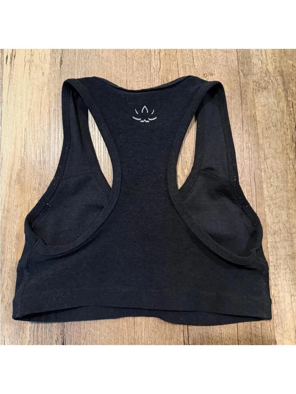 Beyond Yoga Spacedye Lift Your Spirit Sports Bra XS Darkest Night - Image 3