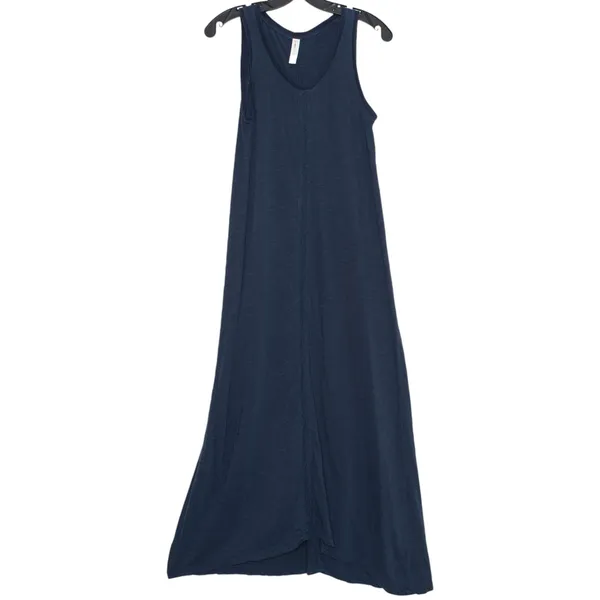 Daily Practice Anthropologie Midi Dress Sleeveless Minimalist Casual Navy XS - Image 2