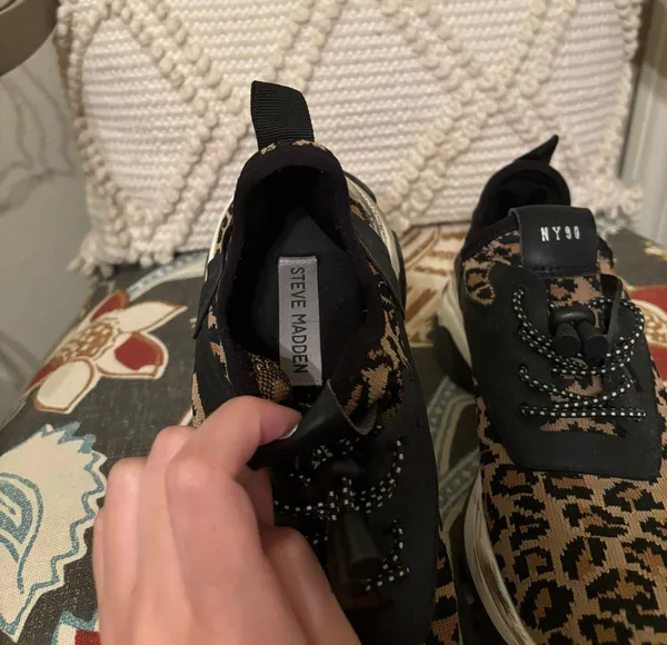 Steve Madden Cheetah Tennis Shoes - Image 6