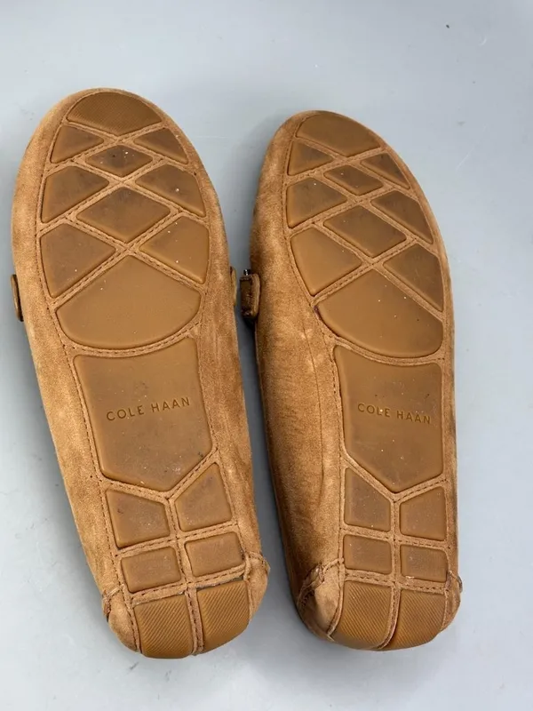 Cole Haan Evelyn Loafer Womens 6.5B Brown Suede Bow Driver Business W312827 - Image 7
