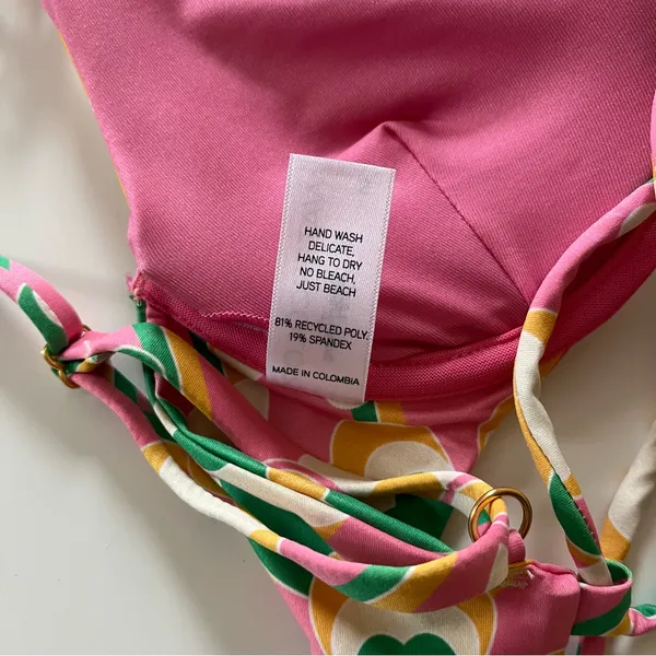 Kenny Flowers Pink and Green Floral Bikini - Image 8