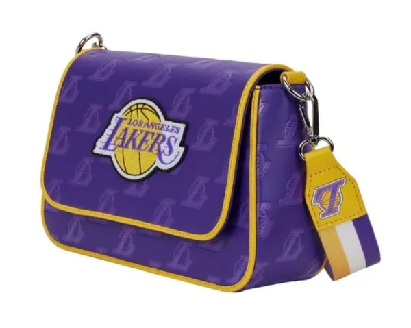 NBA Los Angeles Lakers Logo Crossbody Bag - Image 3